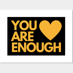 "You are Engough" - Inspirational Words Posters and Art